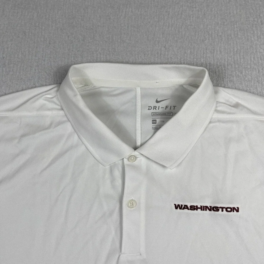 Washington Commanders Polo Shirt‎ Mens XXL NFC East Nike NFL Football Workwear